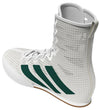 Adidas Box Hog 4 Boxing Boots - White/Green/Black