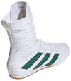 Adidas Box Hog 4 Boxing Boots - White/Green/Black