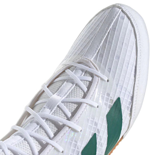 Adidas Box Hog 4 Boxing Boots - White/Green/Black