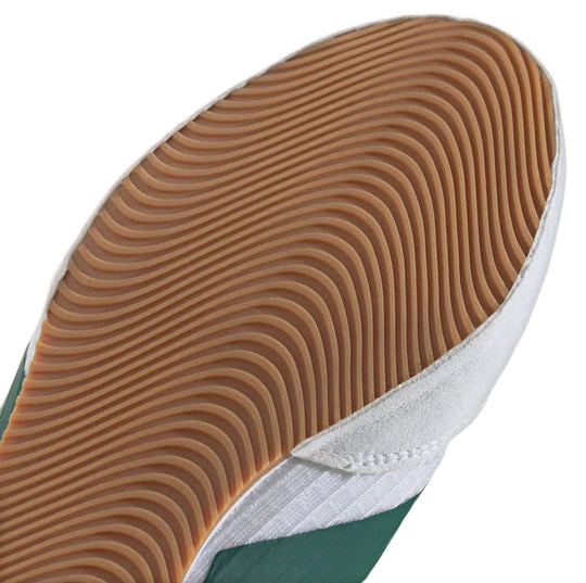 Adidas Box Hog 4 Boxing Boots - White/Green/Black