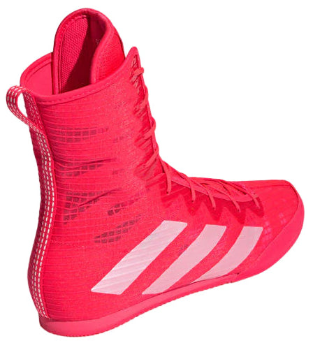 Adidas Box Hog 4 Boxing Boots - Red/Metallic/Black