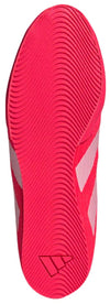 Adidas Box Hog 4 Boxing Boots - Red/Metallic/Black