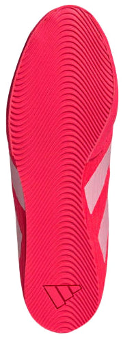 Adidas Box Hog 4 Boxing Boots - Red/Metallic/Black