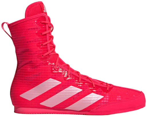 Adidas Box Hog 4 Boxing Boots - Red/Metallic/Black