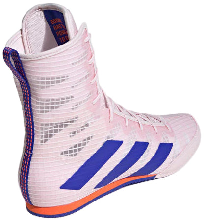 Adidas Box Hog 4 Boxing Boots - Pink/Blue/Orange