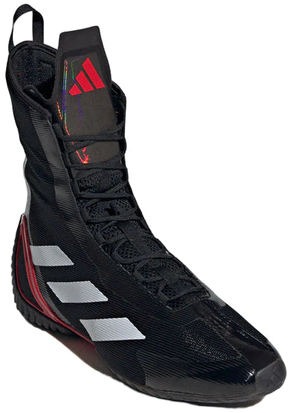Adidas Speedex Ultra Boxing Boots - Black/White/Ruby