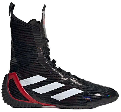 Adidas Speedex Ultra Boxing Boots - Black/White/Ruby