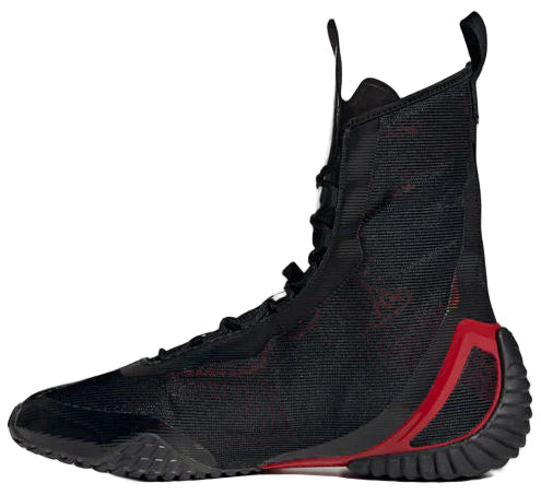 Adidas Speedex Ultra Boxing Boots - Black/White/Ruby