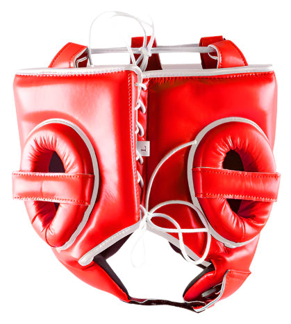 Powrbox Premium Headguard - Red