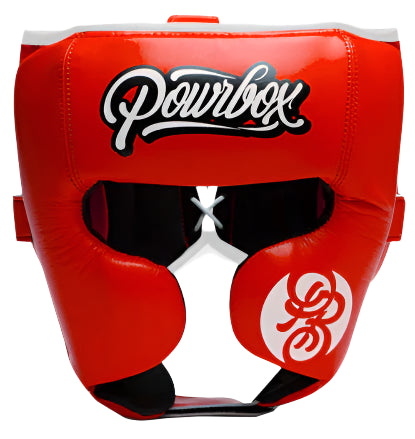 Powrbox Premium Headguard - Red