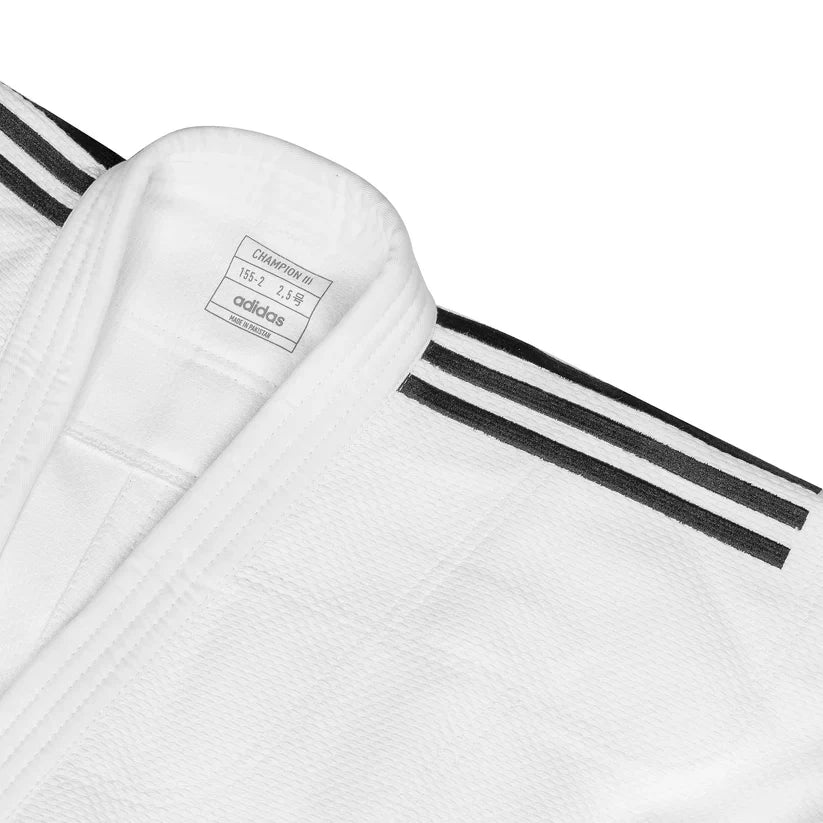 Adidas IJF3 Champion III Judo Uniform - White