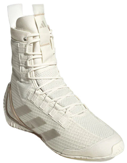 Adidas Speedex 23 Boxing Boots - White/Alumina/Sandstone