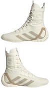 Adidas Speedex 23 Boxing Boots - White/Alumina/Sandstone
