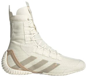Adidas Speedex 23 Boxing Boots - White/Alumina/Sandstone
