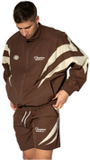 Engage Champion Mentality Track Jacket - Brown/White