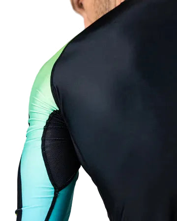 Engage Nebula Long Sleeve Rash Guard - Blue
