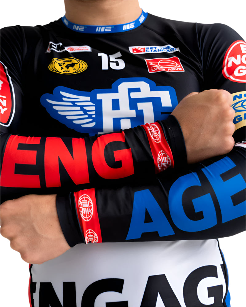 Engage Racer Long Sleeve Rash Guard - Black
