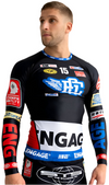 Engage Racer Long Sleeve Rash Guard - Black