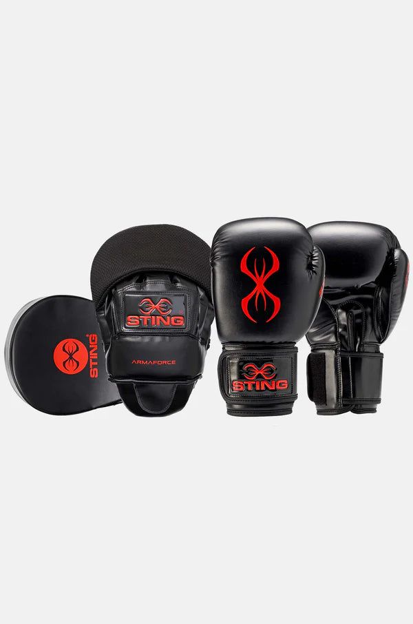 Sting Armaforce Boxing Combo Kit - Black/Red