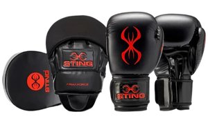 Sting Armaforce Boxing Combo Kit - Black/Red