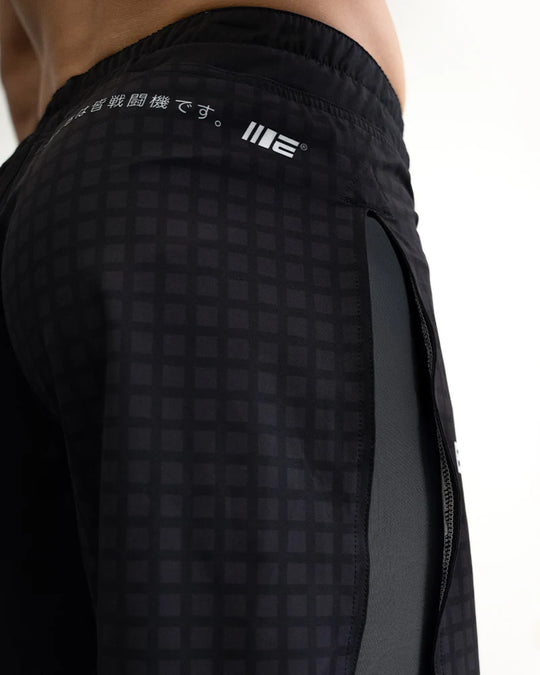 Engage Grid Tech 2-in-1 Gladiator Shorts - Black