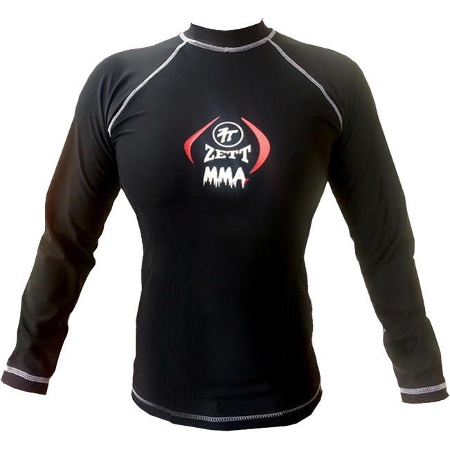 Zett Rash Guard - Long Sleeve - Black