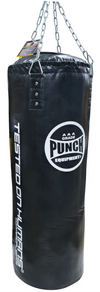Punch Boxing Bag - Empty Casing - Trophy Getters® - Mil Spec® - 4ft - Black