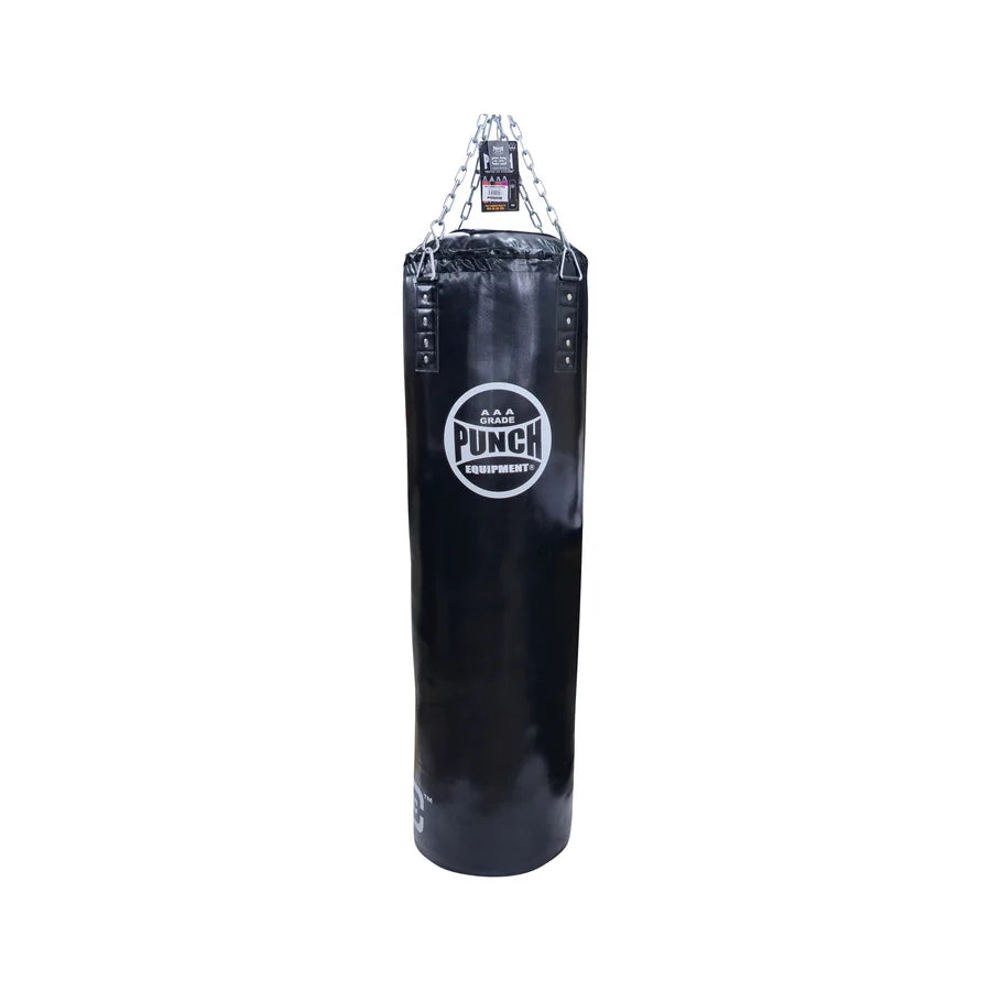 Punch Boxing Bag - Empty Casing - Trophy Getters® - Mil Spec® - 6ft - Black