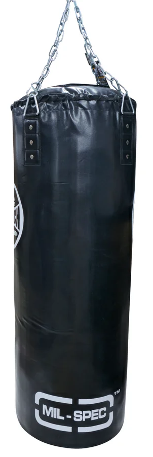 Punch Boxing Bag - Empty Casing - Trophy Getters® - Mil Spec® - 6ft - Black