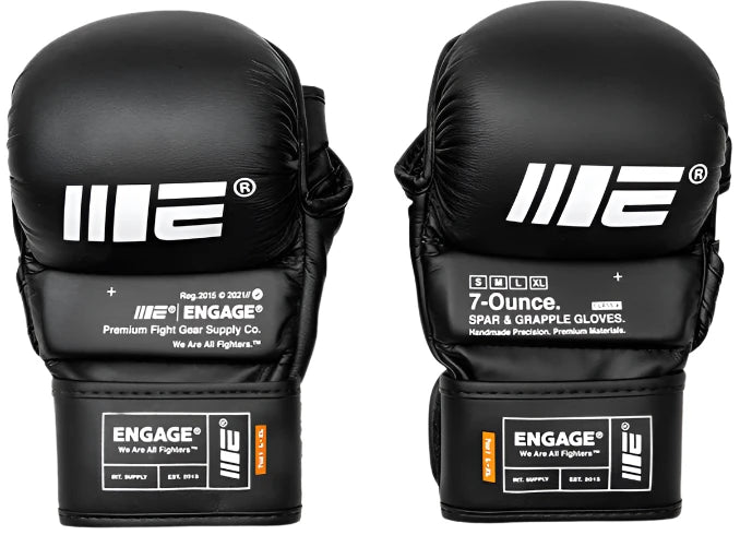 Engage W.I.P Series MMA Grapple Gloves - Black