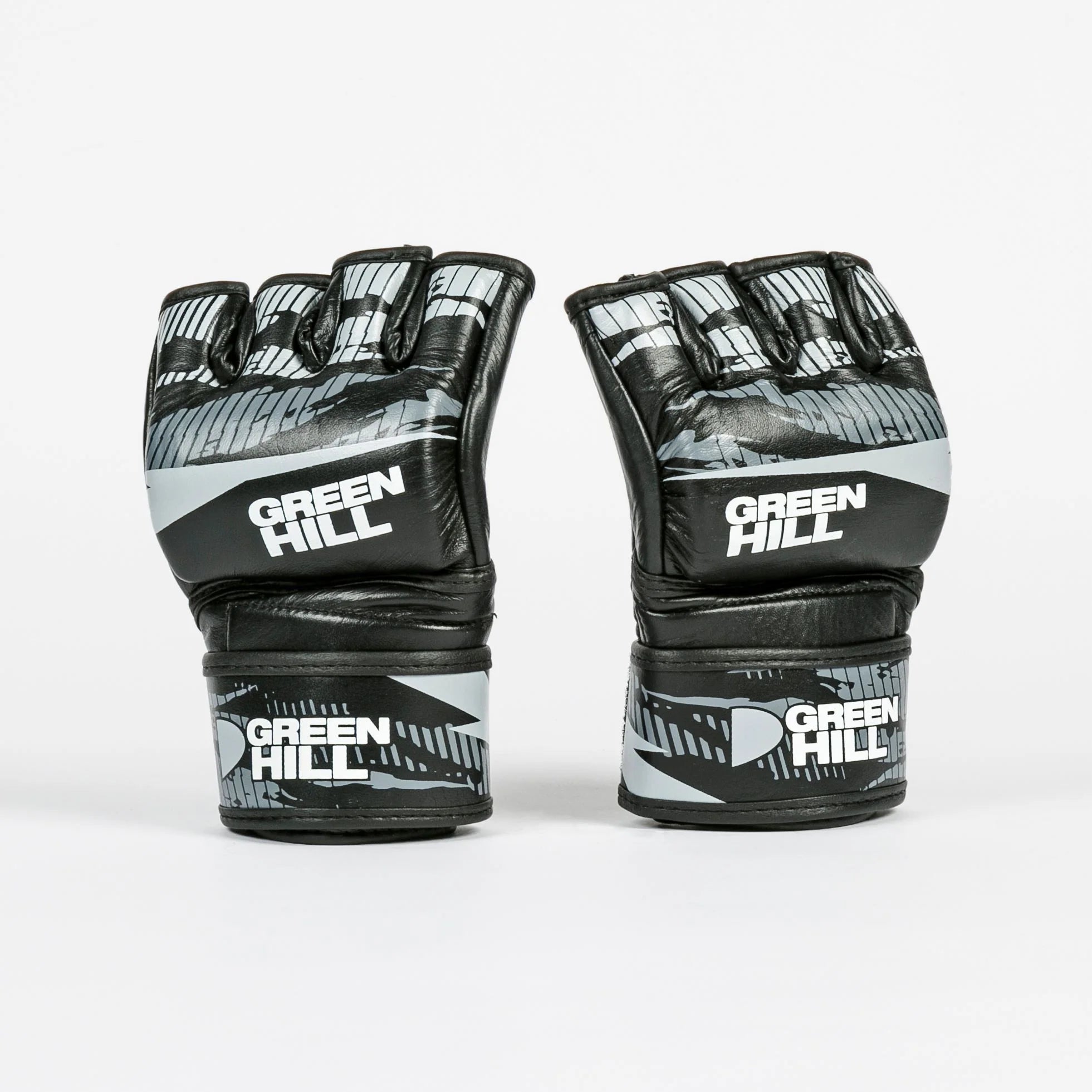 Green Hill MMA Gloves Iron - Black/Gray