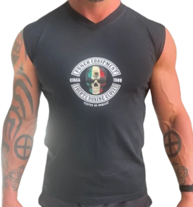 Punch Fight Top - Mexican® - Sparring - Black