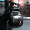 NYT Leather 7oz MMA Sparring Gloves Hybrid Gloves NYT