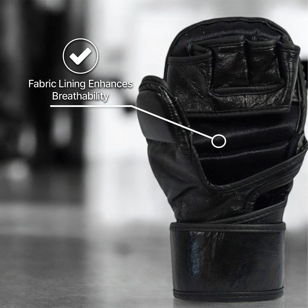 NYT Leather 7oz MMA Sparring Gloves Hybrid Gloves NYT