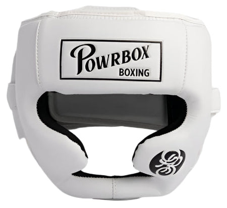 Powrbox New Tradition Headguard - Aspen - Matte White/Black