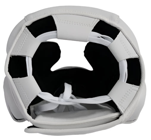 Powrbox New Tradition Headguard - Aspen - Matte White/Black