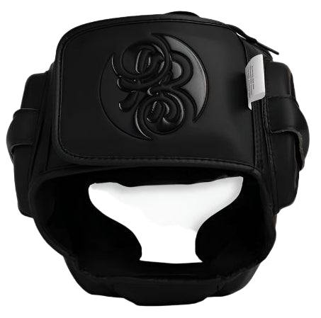 Powrbox New Tradition Headguard - Stealth - Matte Black/Black