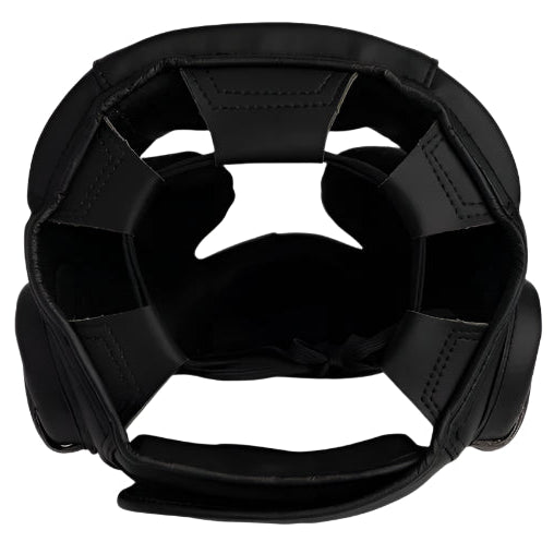 Powrbox New Tradition Headguard - Stealth - Matte Black/Black