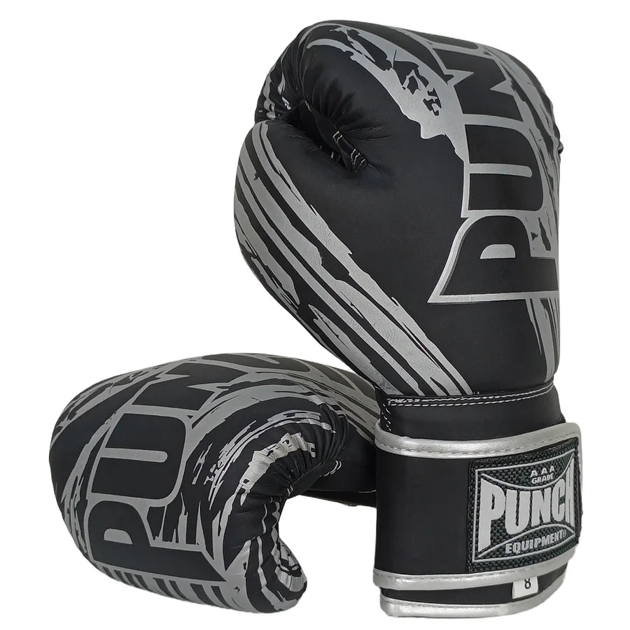 Punch Boxing Gloves - Youth - 8oz - Matt Black