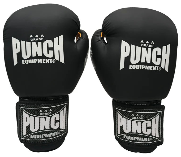 Punch Boxing Gloves Armadillo™ Sparring - 16oz - Matt Black