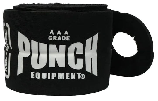 Punch Hand Wraps - Mil Spec® - 4.5m - 3 Set - Black