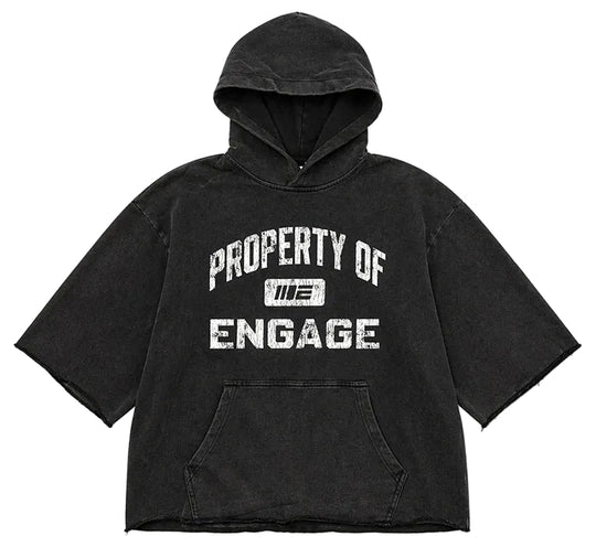 Engage Property Of 3/4 Hoodie - Black