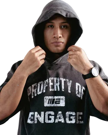 Engage Property Of 3/4 Hoodie - Black