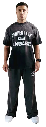 Engage Property Of Track Pants - Black