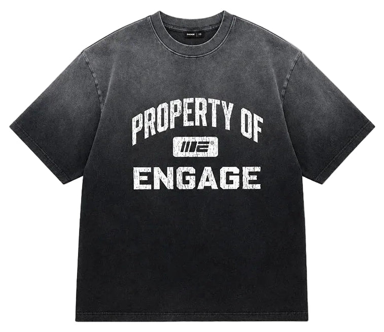 Engage Property Of Oversized T-Shirt - Black