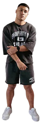 Engage Property Of 3/4 Crewneck - Black