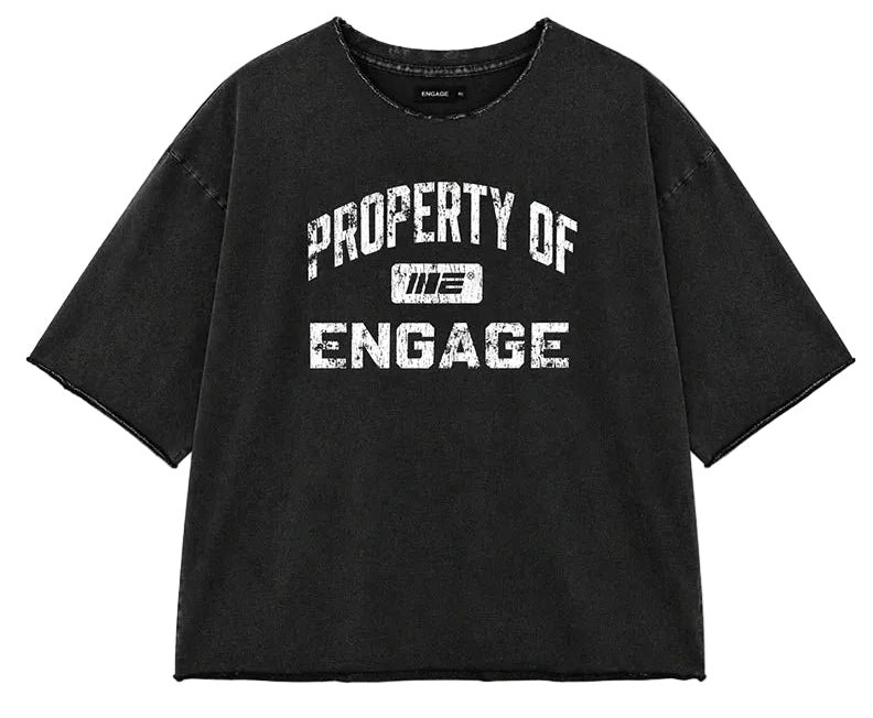 Engage Property Of 3/4 Crewneck - Black