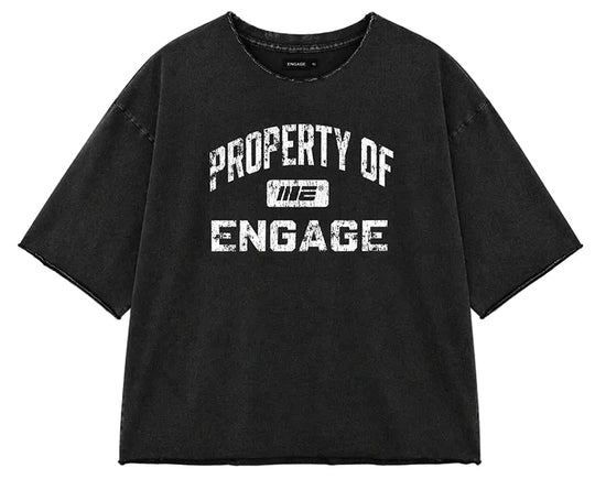 Engage Property Of 3/4 Crewneck - Black