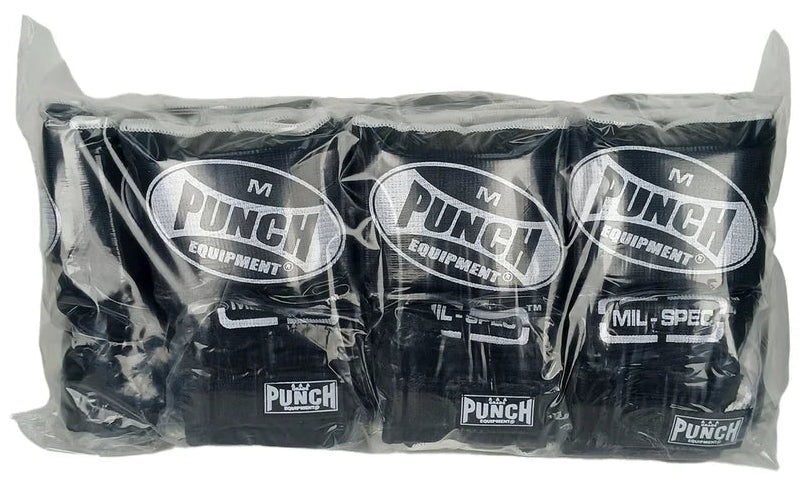 Punch Quick Wraps - Mil Spec® - Bulk Pack 10 Pairs - Medium - Black