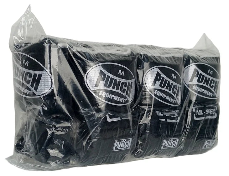 Punch Quick Wraps - Mil Spec® - Bulk Pack 10 Pairs - Medium - Black